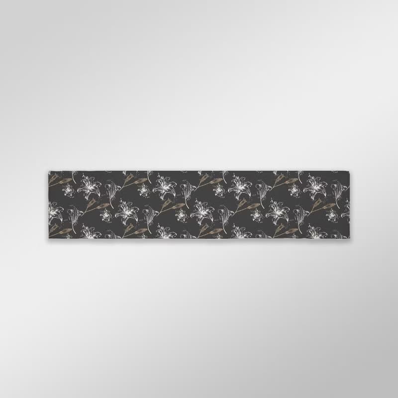 【珠珠與花花經典款】雪紡窄版絲巾18×90cm | 領巾 髮飾