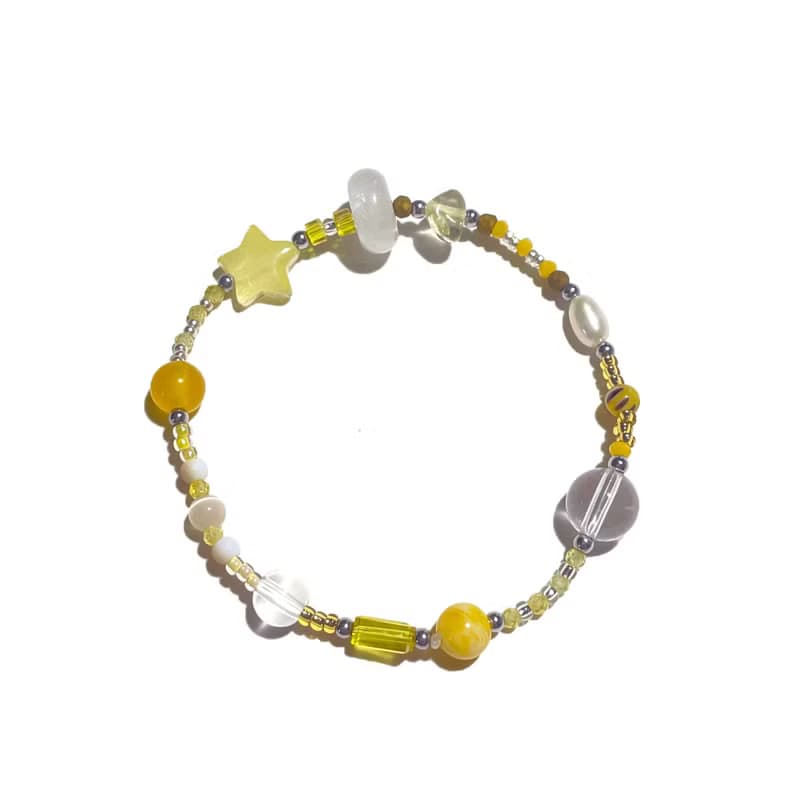 Yellow Natural Stone Bracelet 016