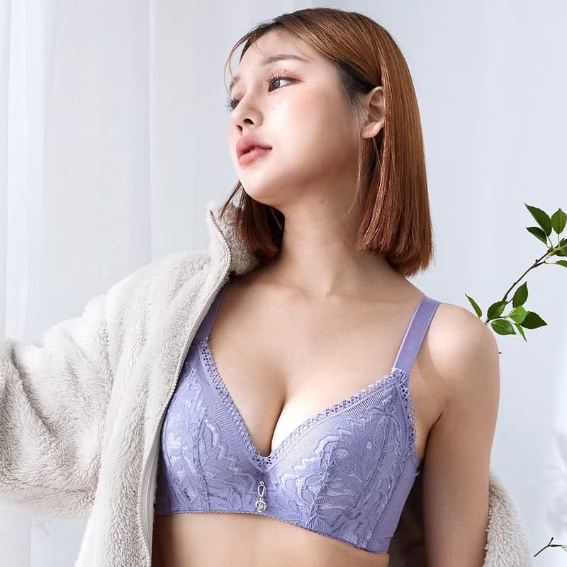 Pink Lady 軟鋼圈 BC罩杯 靜謐餘香 下厚上薄加厚襯墊 集中內衣