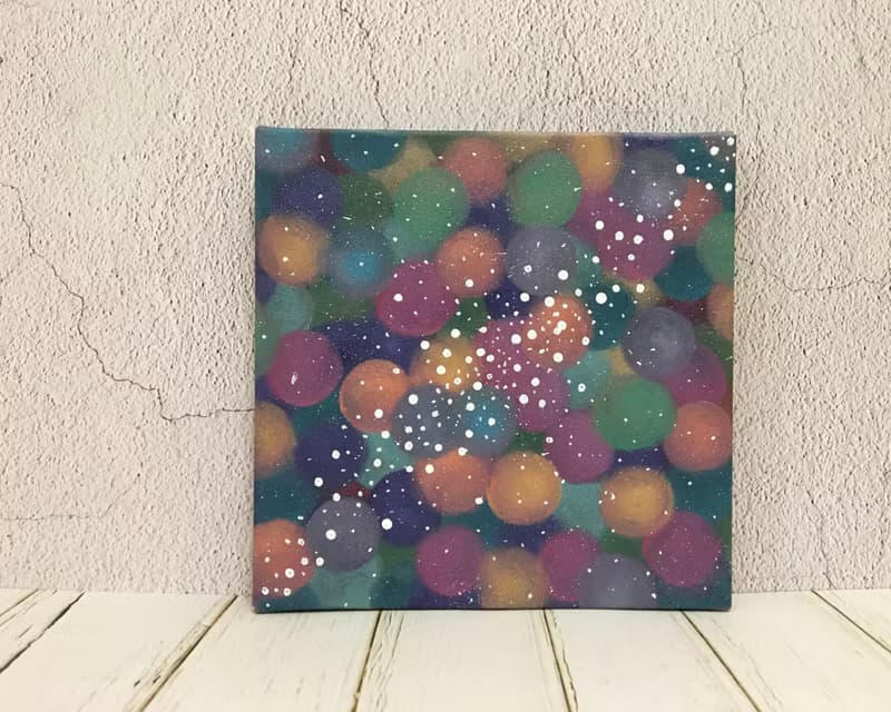 宇宙#14 壓克力畫 療癒生活 20x20 居家裝飾 藝術作品 手繪