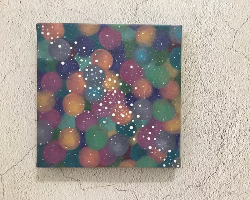 宇宙#14 壓克力畫 療癒生活 20x20 居家裝飾 藝術作品 手繪