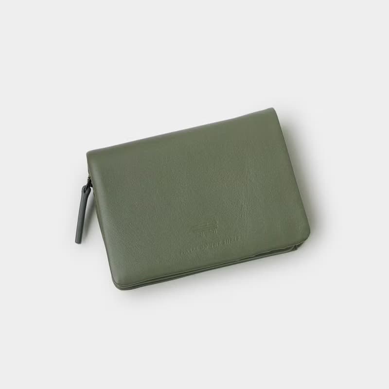 pinsel wallet : olive green