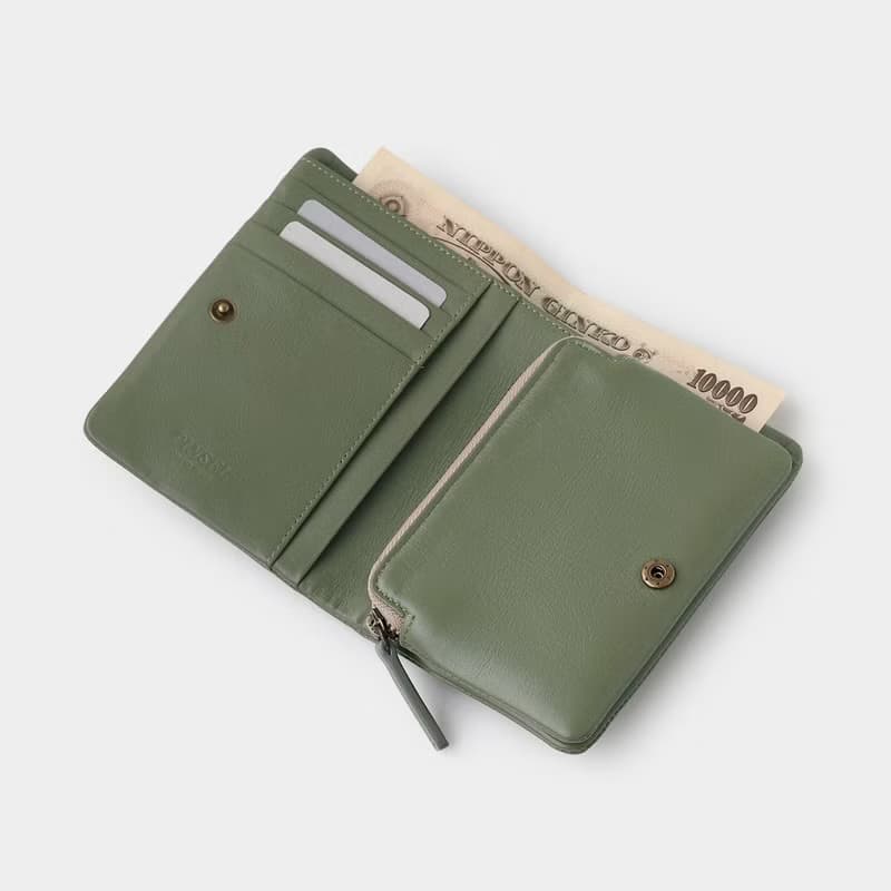 pinsel wallet : olive green