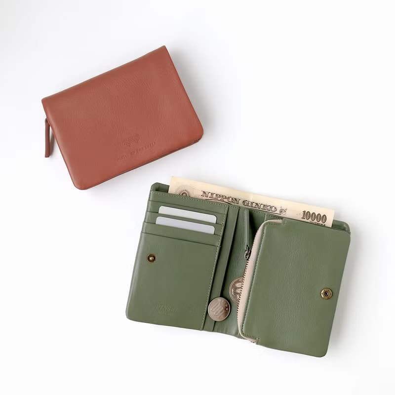 pinsel wallet : olive green