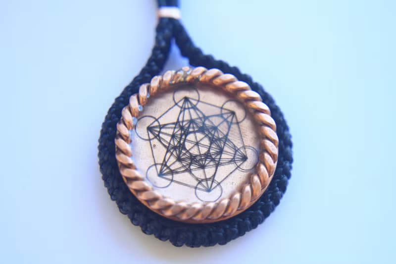 Orgonite Metatron Pendant | Orgonite Pendant | Tensor Ring Pendant| Radiating En