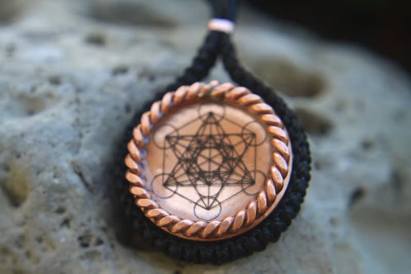 Orgonite Metatron Pendant | Orgonite Pendant | Tensor Ring Pendant| Radiating En