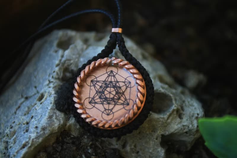 Orgonite Metatron Pendant | Orgonite Pendant | Tensor Ring Pendant| Radiating En