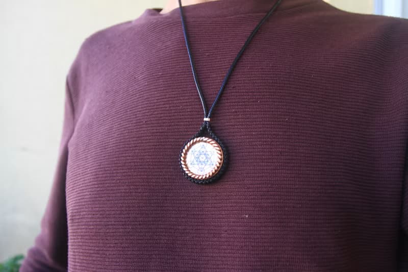 Orgonite Metatron Pendant | Orgonite Pendant | Tensor Ring Pendant| Radiating En