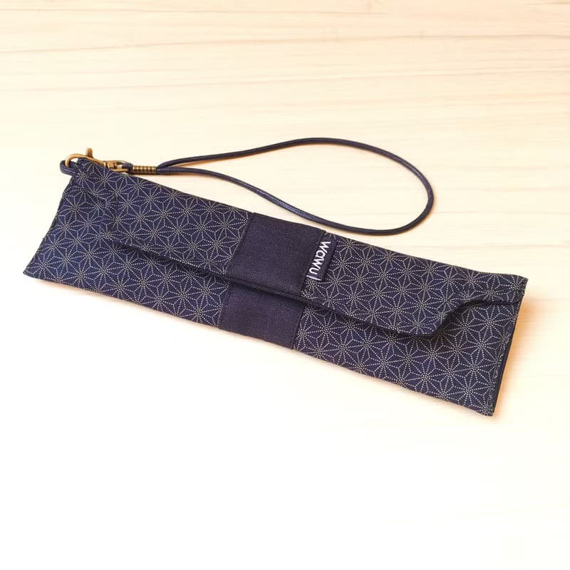 筆袋/筷套 (小葉柄) (附木製筷子和湯匙) 接單生產*