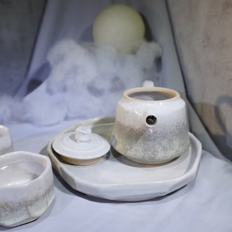 貓柳茶具組
