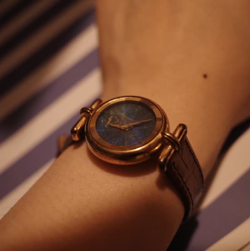 母親節禮物 Fossil Zodiacal Light Prism 星空閃閃石英 手錶