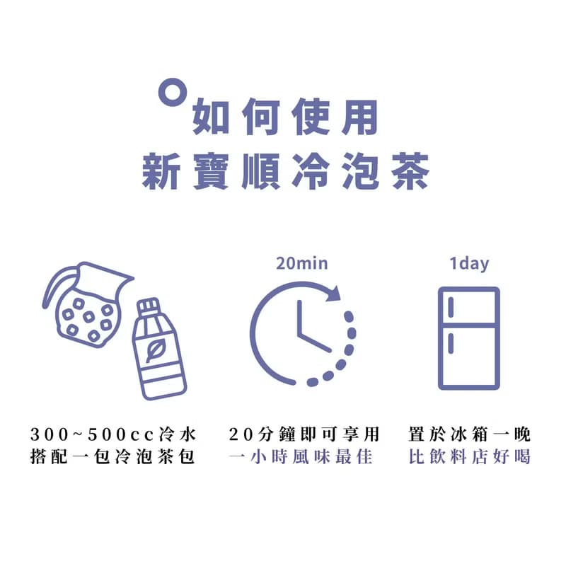 【快速冷泡】藍莓冰茶_無糖零卡卻會甜