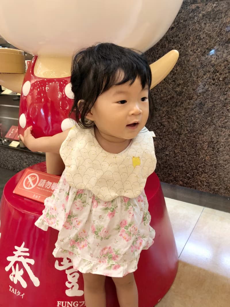 萌黃初生雞 六層紗手作圍兜 口水巾 嬰兒禮物 滿月禮 彌月