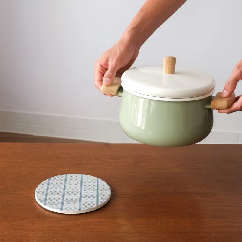 【錦源興】鐵捲門陶瓷防滑鍋墊 l 隔熱墊 止滑墊 圓形鍋墊 禮物