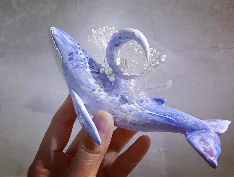月亮小島鯨魚
