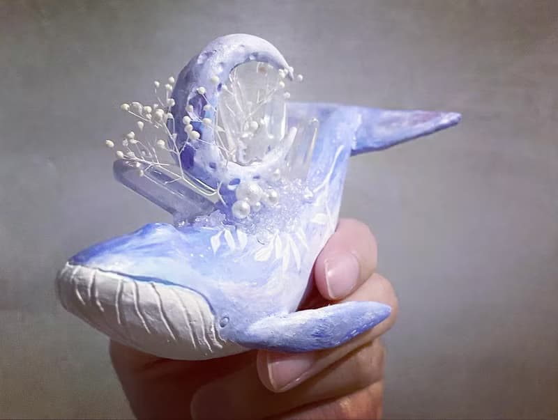月亮小島鯨魚