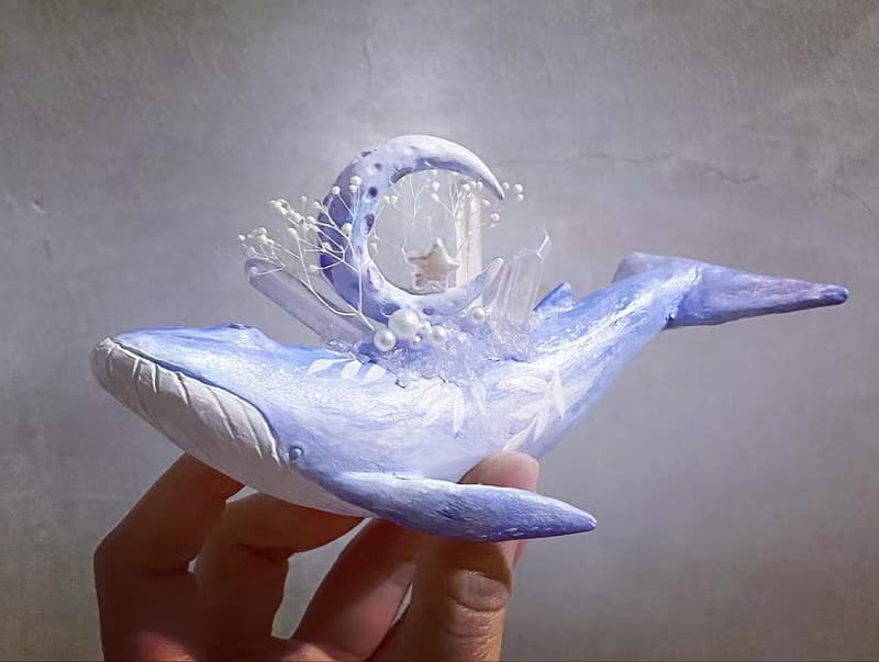 月亮小島鯨魚