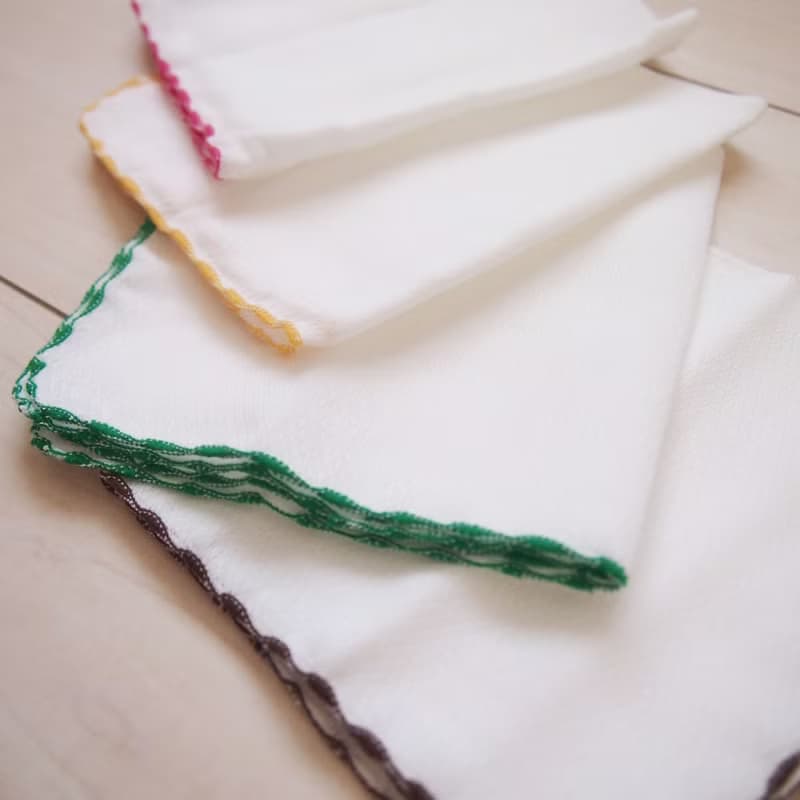 純棉純棉媽咪愛用推薦雙面紗布巾25x25CM_24條_雙層吸水紗布巾