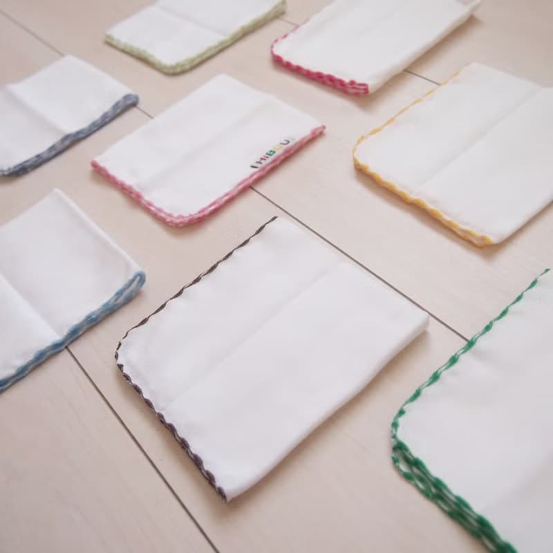 純棉純棉媽咪愛用推薦雙面紗布巾25x25CM_24條_雙層吸水紗布巾