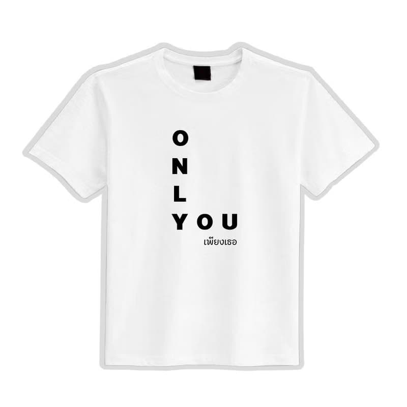 ONLY YOU LING ORM 衣服 T恤 落肩 寬版 中性 純棉 吸濕排汗 黑T