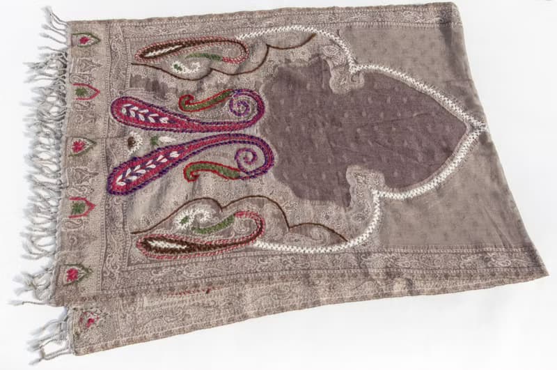 水煮羊毛披肩/針織圍巾/刺繡圍巾/羊絨披巾/喀什米爾Cashmere-花
