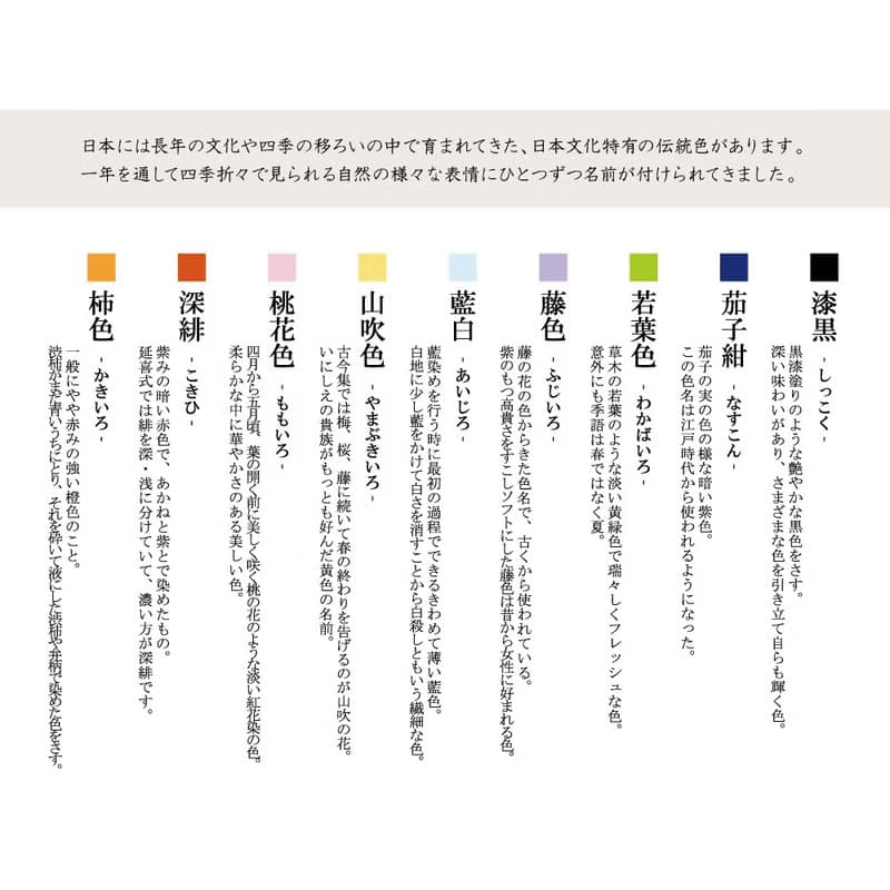 日本伝統色 Oval 1-Tier Lunchbox Drawstring Bag Napkin Set Present Bento Japan