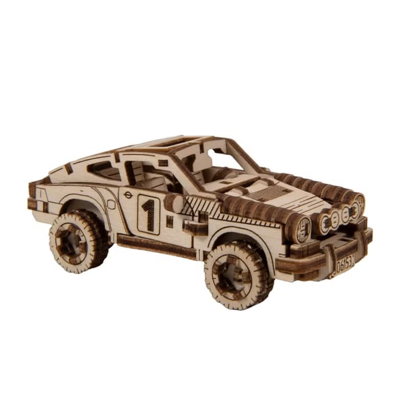 偷偷為男友準備的手工禮物 WOODEN CITY Rally Car 4 / 立體模型