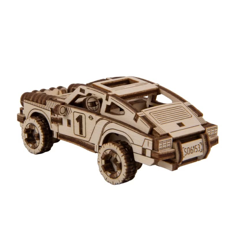 偷偷為男友準備的手工禮物 WOODEN CITY Rally Car 4 / 立體模型