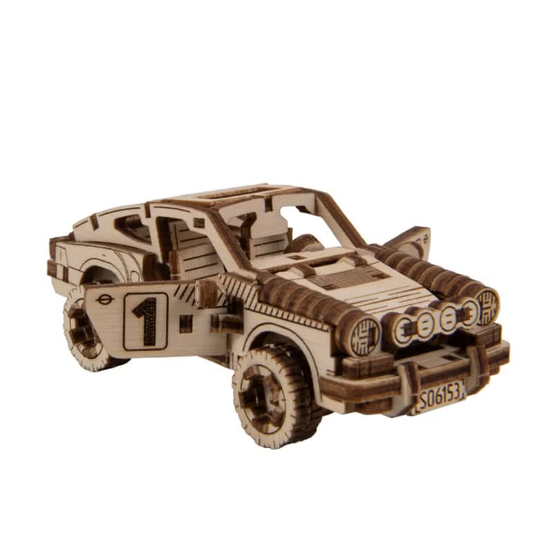 偷偷為男友準備的手工禮物 WOODEN CITY Rally Car 4 / 立體模型