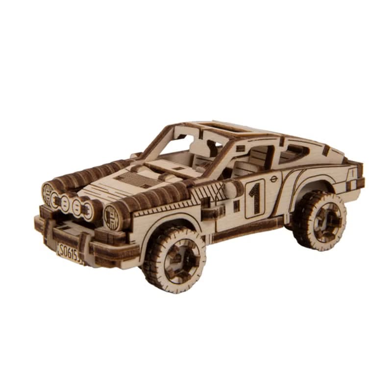 偷偷為男友準備的手工禮物 WOODEN CITY Rally Car 4 / 立體模型