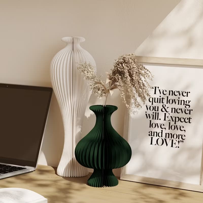 古典花器 白色 情人節禮物 生日禮物 週年禮物