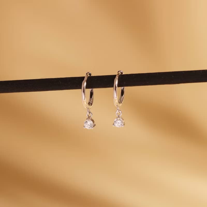 歐美風ins時尚個性925銀疊戴耳環 mini耳環耳扣 簡約鋯石耳扣女