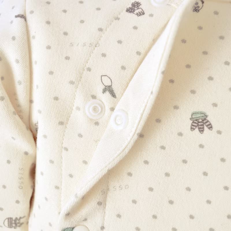 【SISSO有機棉】裏起毛二合一兔裝(小綠) 12M