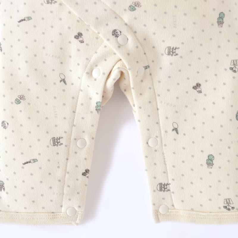 【SISSO有機棉】裏起毛二合一兔裝(小綠) 12M