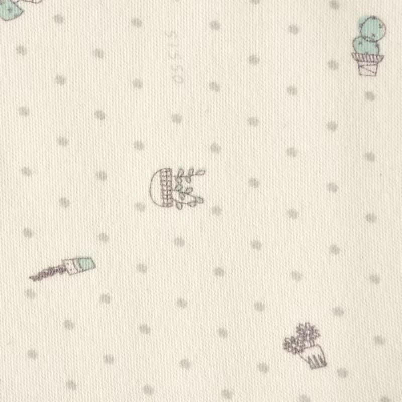 【SISSO有機棉】裏起毛二合一兔裝(小綠) 12M