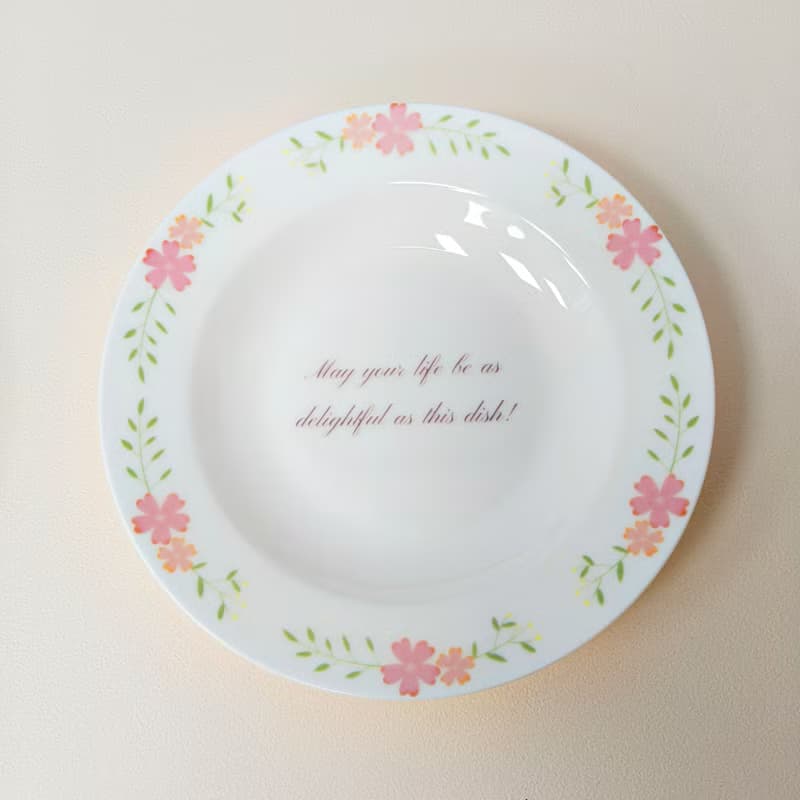 合作插畫藝術家-Dream Hugo夢想雨果 永遠甜蜜 文鳥骨瓷盤組