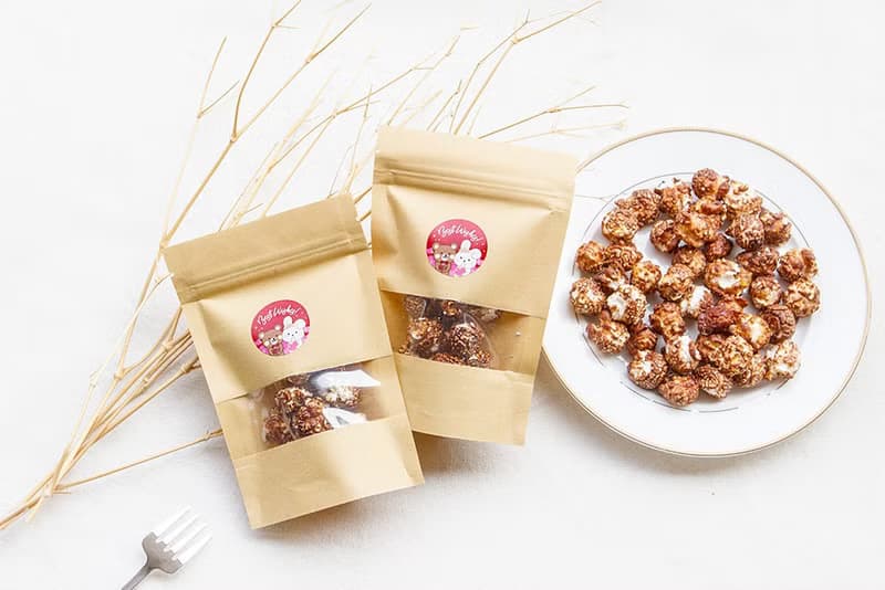 奇奇妮妮蘑菇爆米花密封包-2口味可挑 工商禮贈品 感謝禮 來店禮