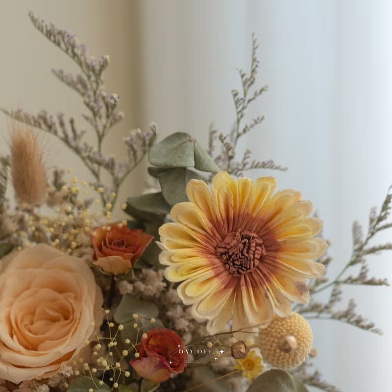 DAY OFF 永生花捧花 結婚捧花 分束捧花 乾燥花 永生花 結婚 禮盒