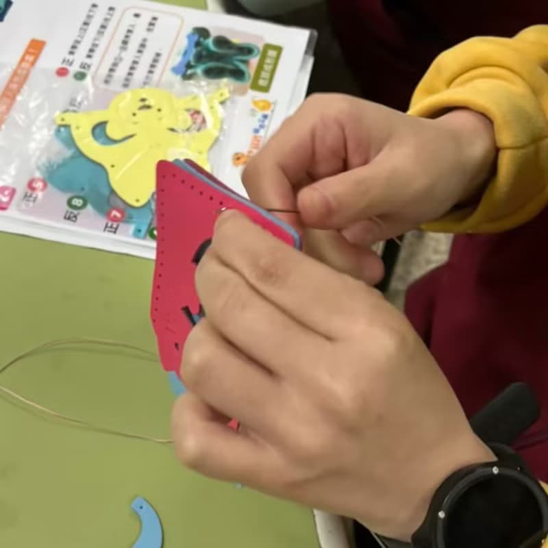 【與麥子們攜手合作】熊熊遇見你 皮革卡夾