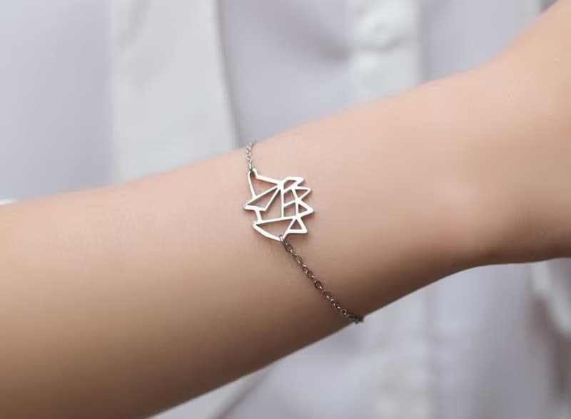 抗敏醫療鋼 幾何手鍊系列-刺蝟