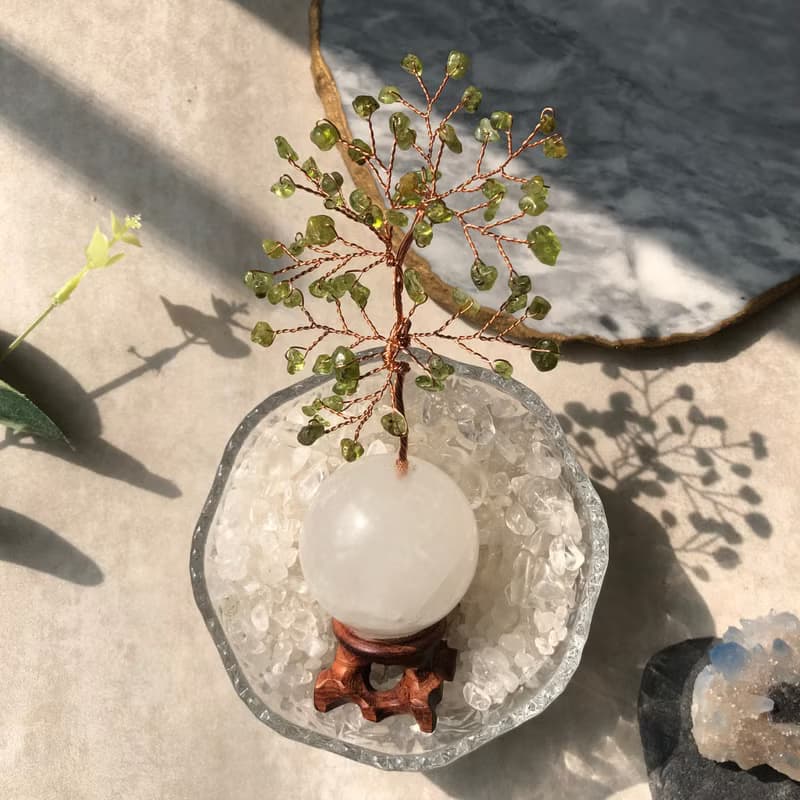 綠東陵水晶樹 初衷之心【能量水晶守護者】