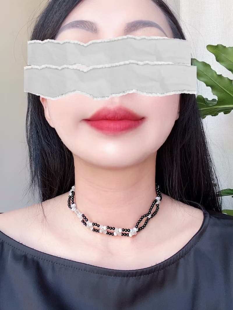 無限迴圈 白水晶x虎眼石x黑瑪瑙x貓眼石編織鎖鏈重工手作項鍊頸鏈