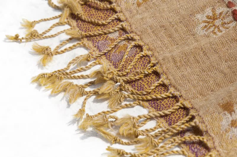 羊絨毯 刺繡毛毯 羊毛蓋毯 保暖披肩 露營毛毯 水煮羊毛披肩/針織圍巾/刺繡圍巾/羊絨披巾/喀什米爾Cashmere-花