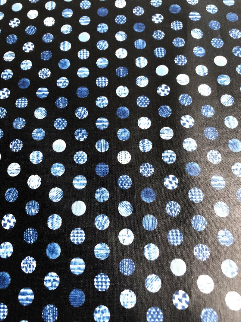 和風防水布【和柄小圈圈】 -長夾/皮夾/零錢包/禮物