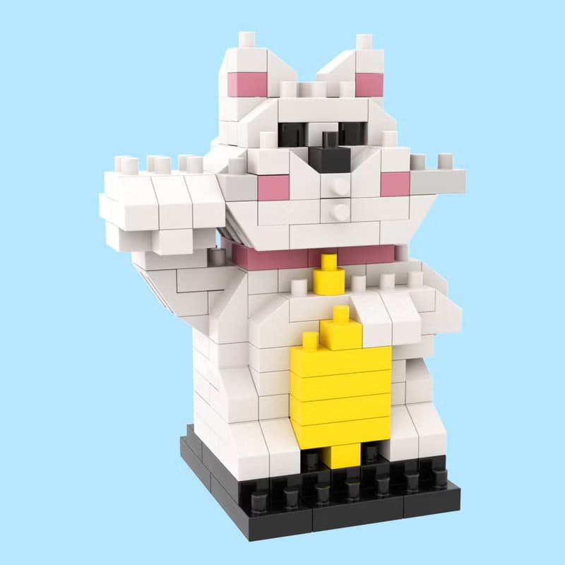 Archbrick x Cheeky Cheeky 厚面招財貓積木 Nanoblock