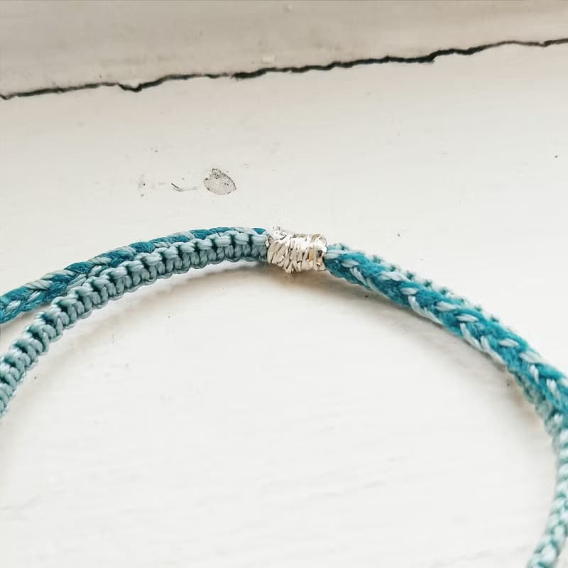 蠟線 編織 繩編手環 小梅花束