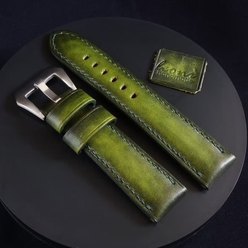 沛納海的綠色表帶 PAM風格的表帶 橄欖色的表帶
