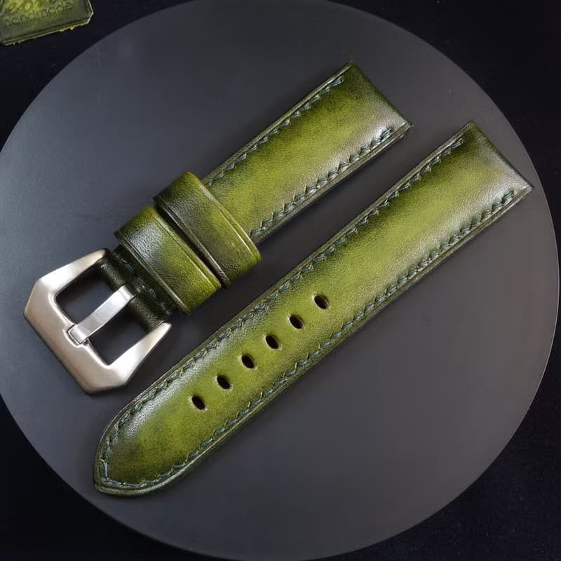 沛納海的綠色表帶 PAM風格的表帶 橄欖色的表帶