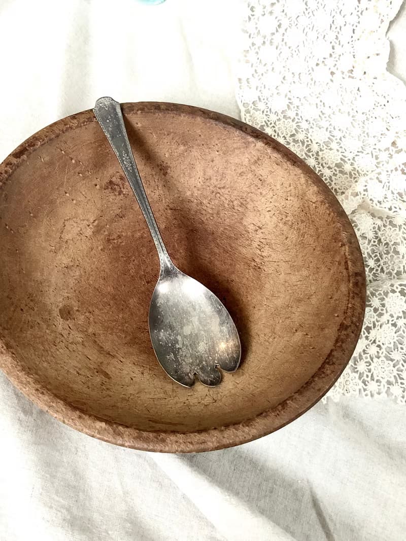 Antique 1929年製美國鍍銀大沙拉叉子