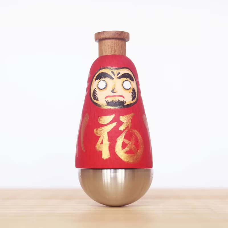 聞森笛 – 紅色福氣不倒翁 卡祖笛 KAZOO 公仔